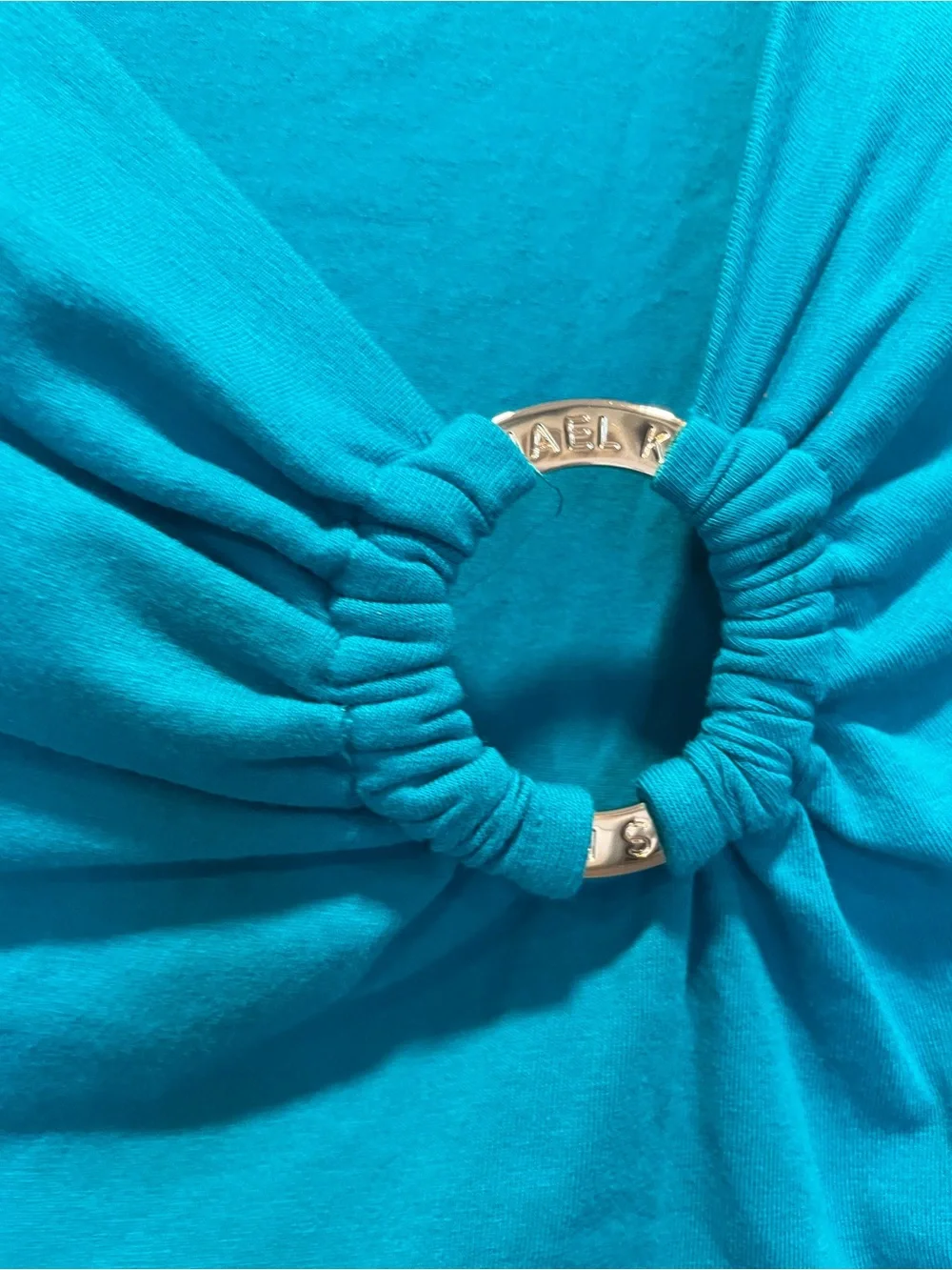 Michael Kors Teal Crew Neck  Top size S